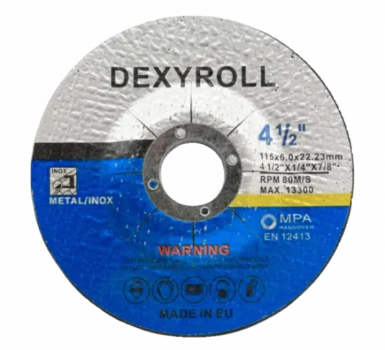 Диск за шлайфане на метал и инокс 115мм.png